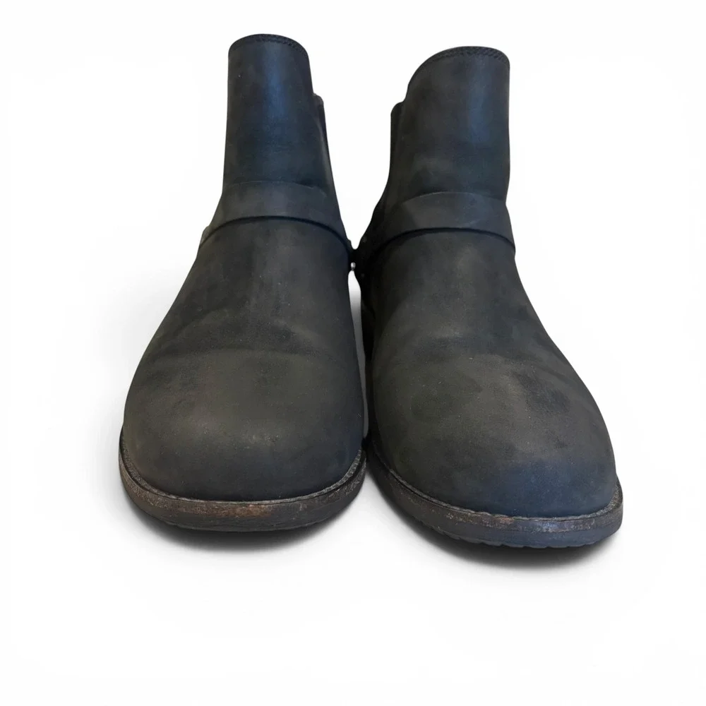 Teva De La Vina Dos Chelsea Boots Black Waterproof Leather Women's 10 Boots